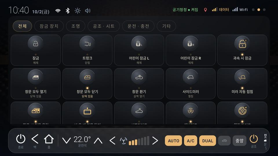 클래식 크로노 제어 스위치