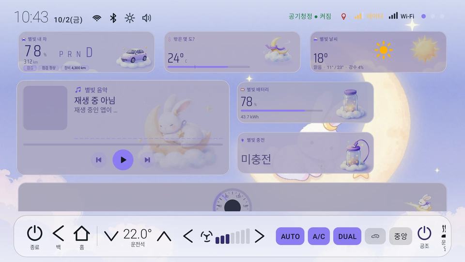 별빛 토끼 대시보드