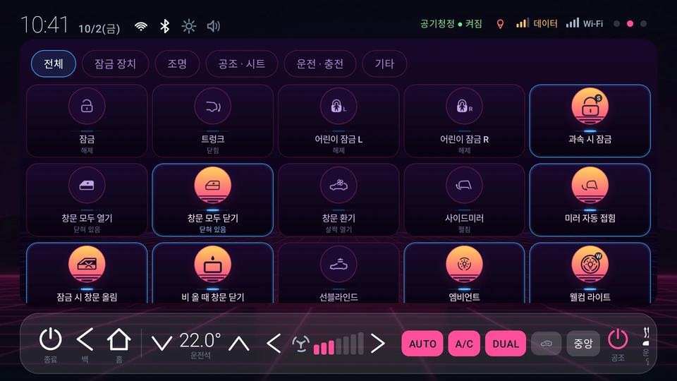 신스웨이브 터널 제어 스위치